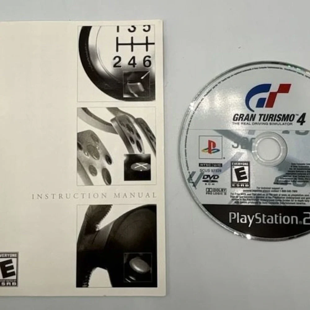 Gran Turismo 4 PlayStation 2 Game Disc and Manual